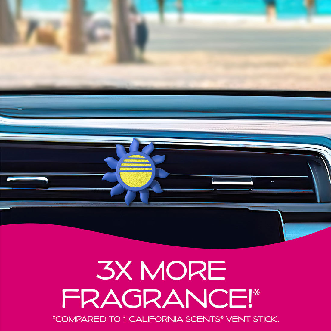 California Scents Novelty Sun Spinner Car Air Freshener Vent Clip, New Scent, , scaau_hi-res