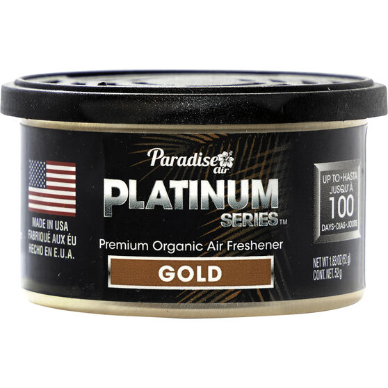 Paradise Air Platinum Air Freshener Gold 52g, , scaau_hi-res