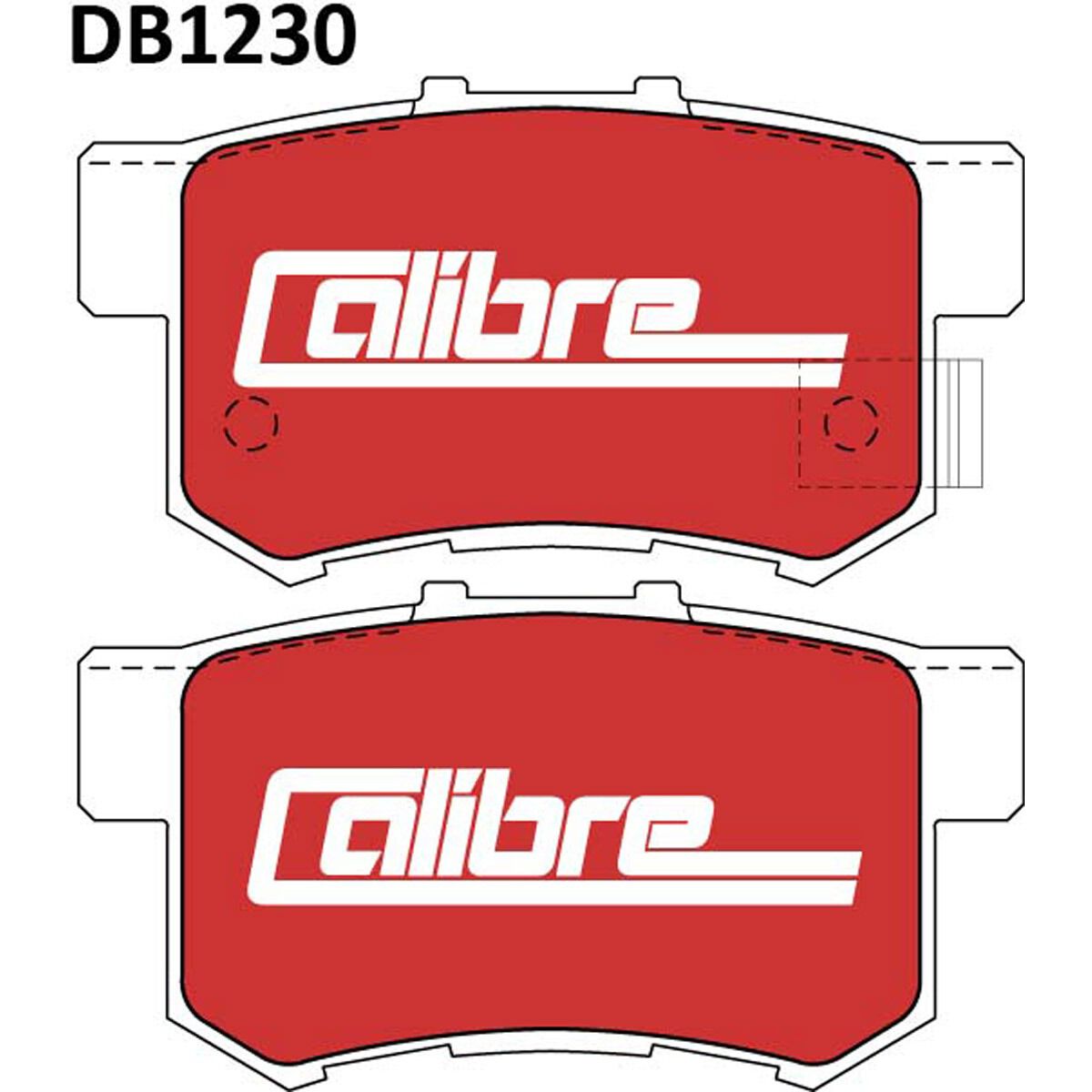 Calibre Disc Brake Pads DB1230CAL, , scaau_hi-res
