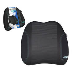 Skechers Air Cooled Memory Foam Lumbar Cushion Black/Aqua, , scaau_hi-res