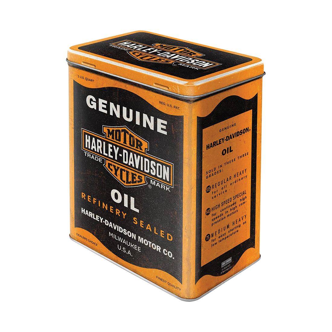 Nostalgic-Art Large Tin Box with Separate Lid - Harley Davidson ...