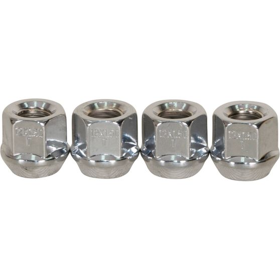 Calibre Wheel Nuts Tapered Open End Chrome Oen 12mm X 1 5mm Supercheap Auto