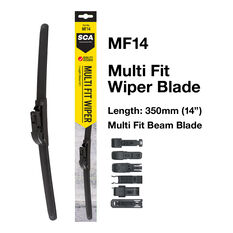 SCA Multi-Fit Wiper Blade 350mm (14") Single - MF14, , scaau_hi-res