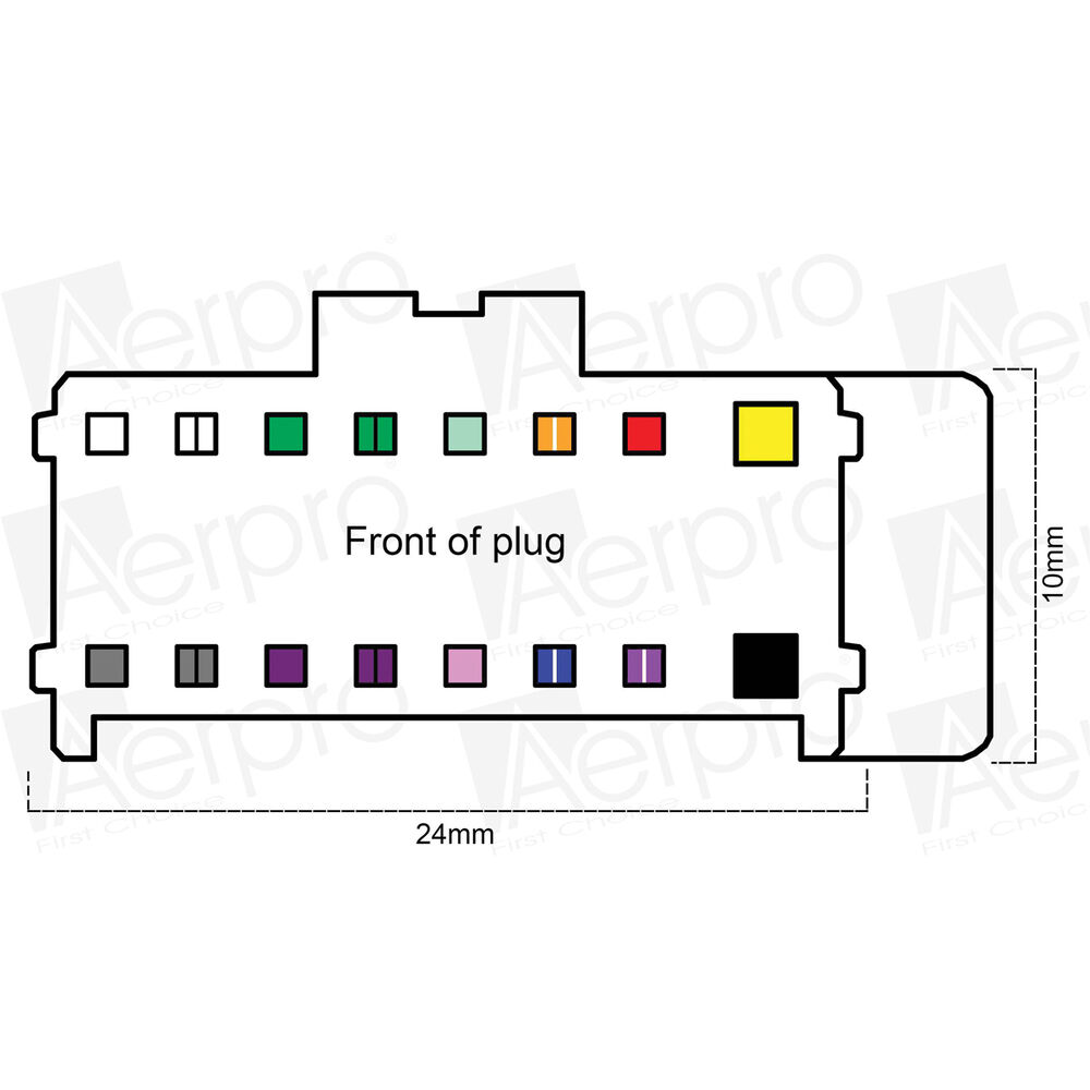 Aerpro Wiring Harness Suit Pioneer Av Head Units App8pio8