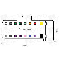 Aerpro APP8PIO8 Head Unit Specific Wiring Harness, , scaau_hi-res