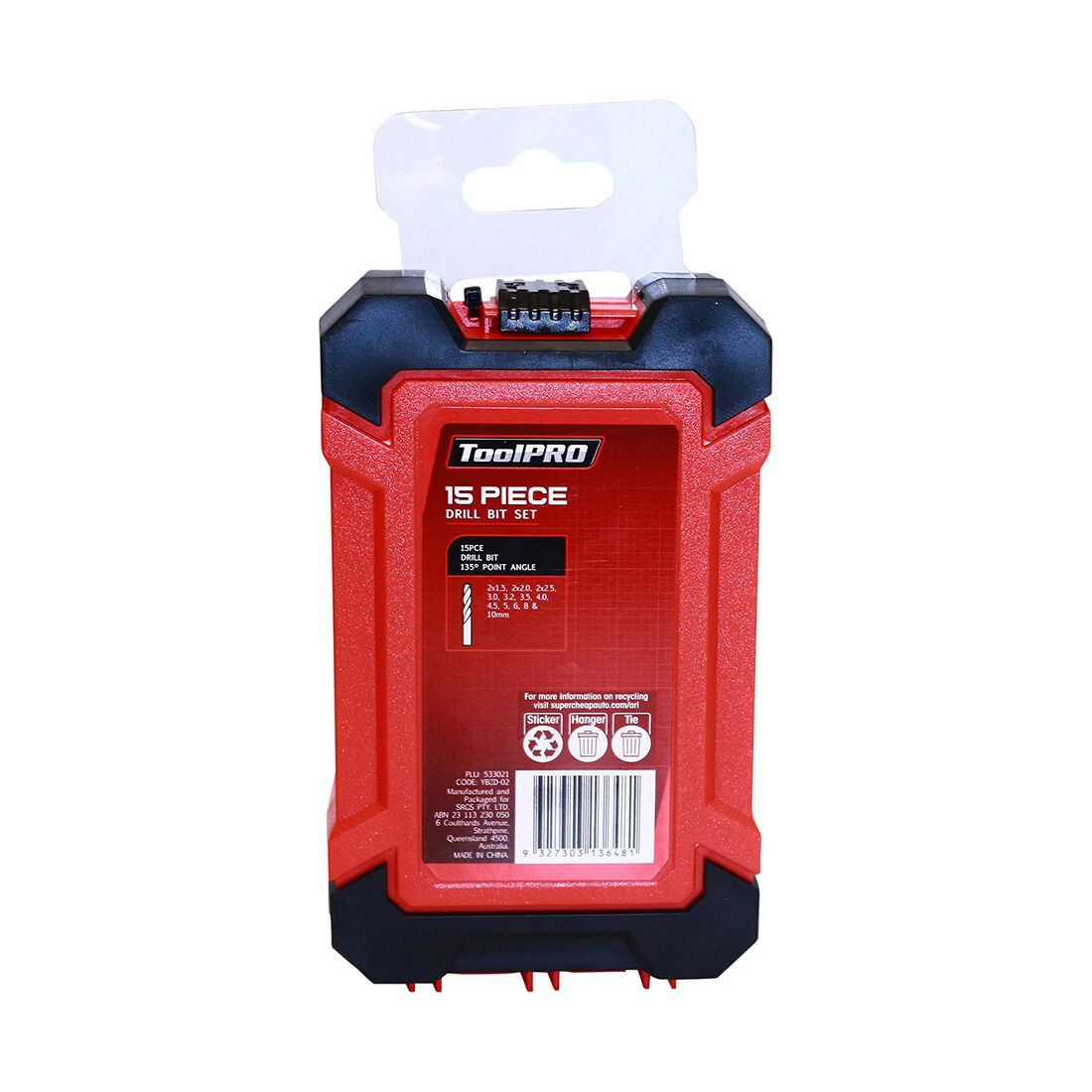 ToolPRO Drill Bit Set 15 Piece, , scaau_hi-res