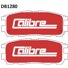 Calibre Disc Brake Pads DB1280CAL, , scaau_hi-res