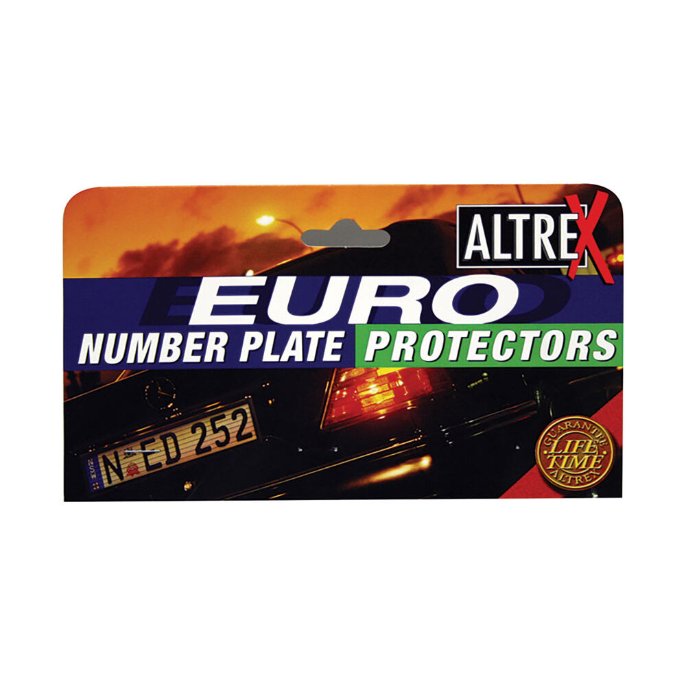 Altrex Number Plate Protector 6 Figure European With Lines