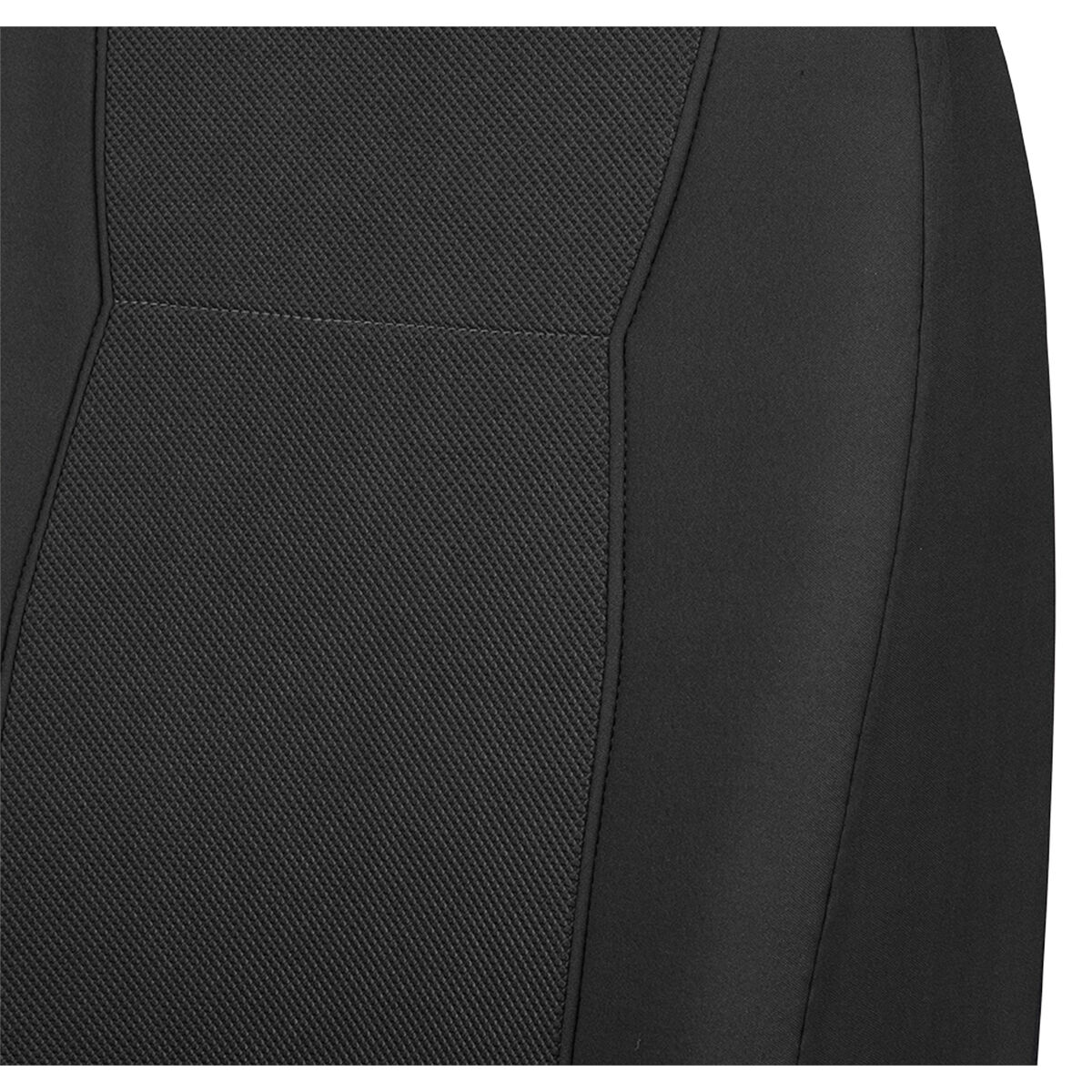 SCA Jacquard Seat Covers Black Adjustable Headrests Airbag Compatible, , scaau_hi-res