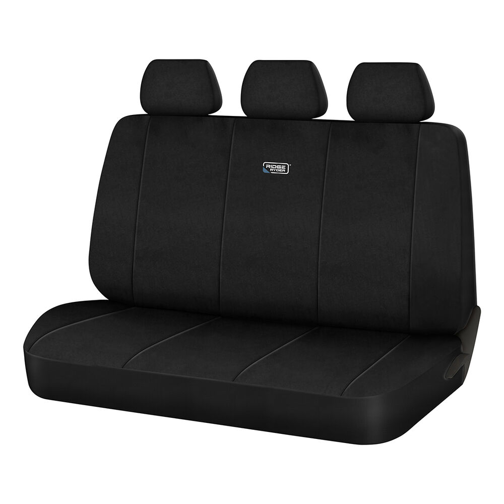 Ridge Ryder Neoprene Seat Cover Black Adjustable Headrests Rear Seat