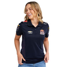 Red Bull Ampol Racing 2023 Womens Polo Blue RBAR 10, RBAR, scaau_hi-res