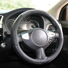 Toyota GT86 Steering Wheel Cover Protective Black Leather Power Case