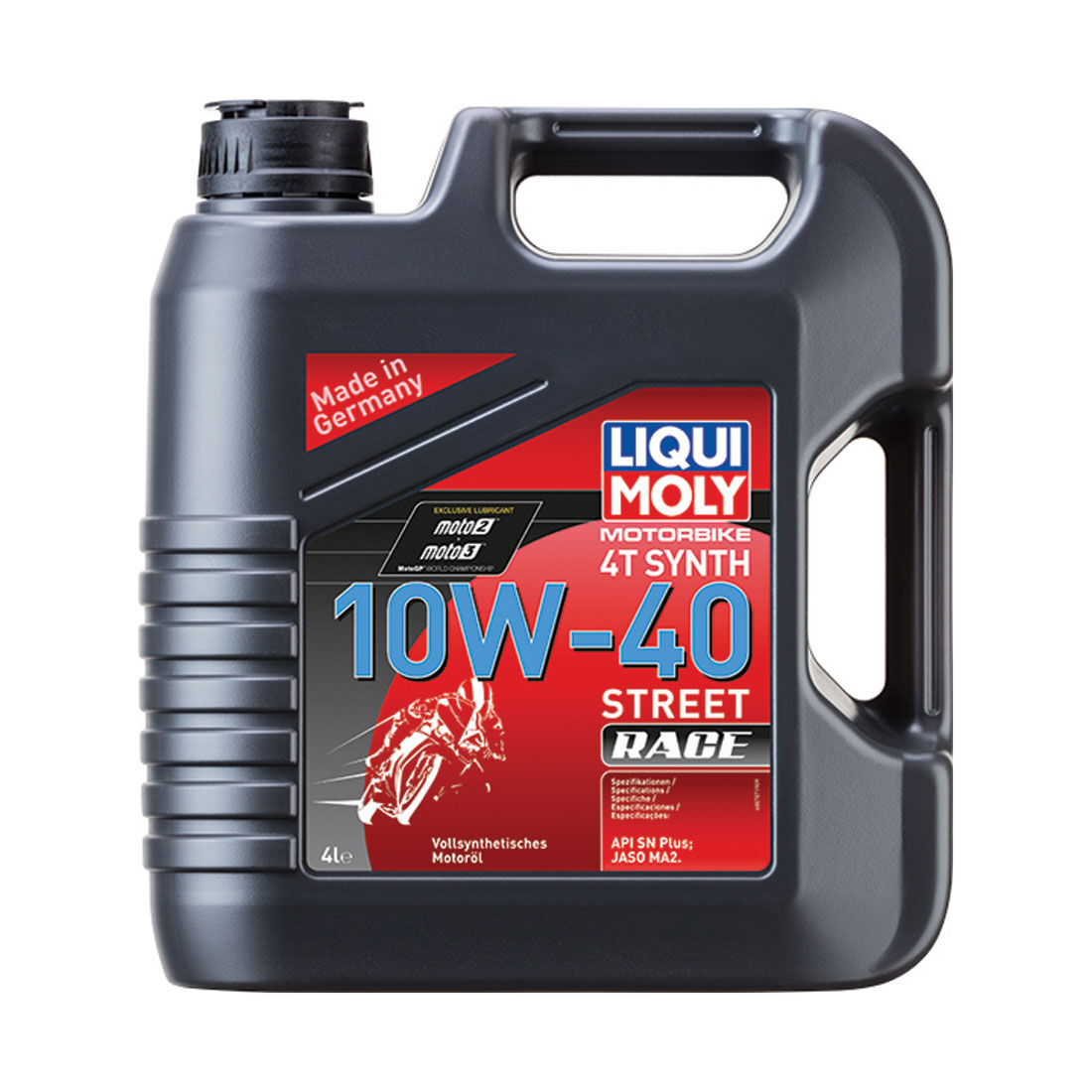 LIQUI MOLY Synth Street 4T Motorcycle Oil 10W-40 4 Litre, , scaau_hi-res