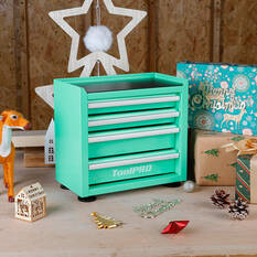 ToolPRO Mini Tool Cabinet 4 Drawer Aqua, , scaau_hi-res