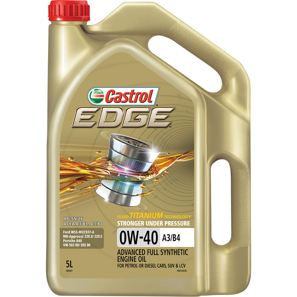 Castrol EDGE Engine Oil - 0W-40, A3/B4, 5 Litre | Supercheap Auto