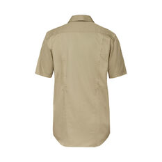 Hard Yakka Koolgear Vented Short-Sleeved Shirt Khaki Khaki M, Khaki, scaau_hi-res