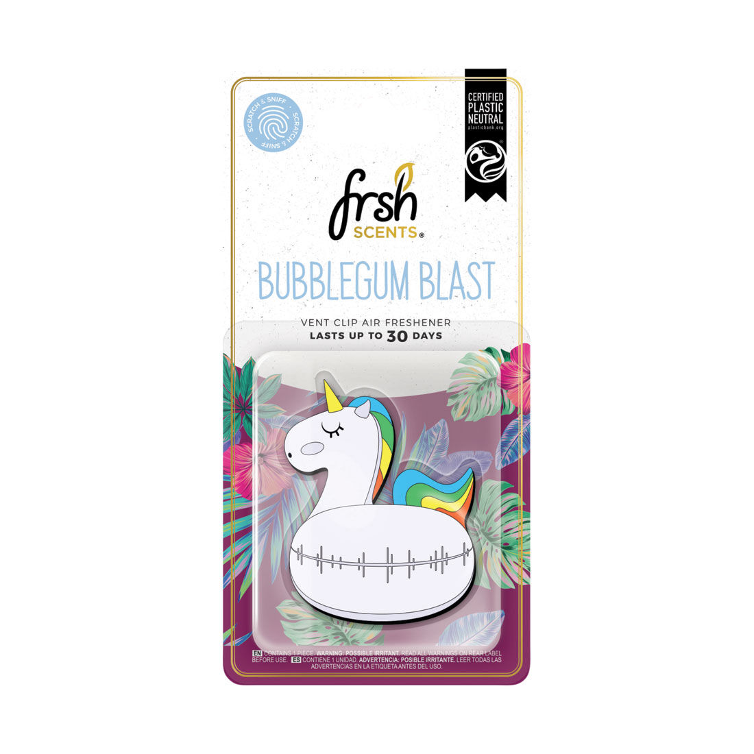 Frsh Scents Air Freshener Vent Clip - Bubblegum Blast, , scaau_hi-res
