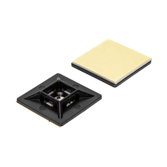 SCA Cable Tie Mounts - Large, Black, 25 Pack, , scaau_hi-res