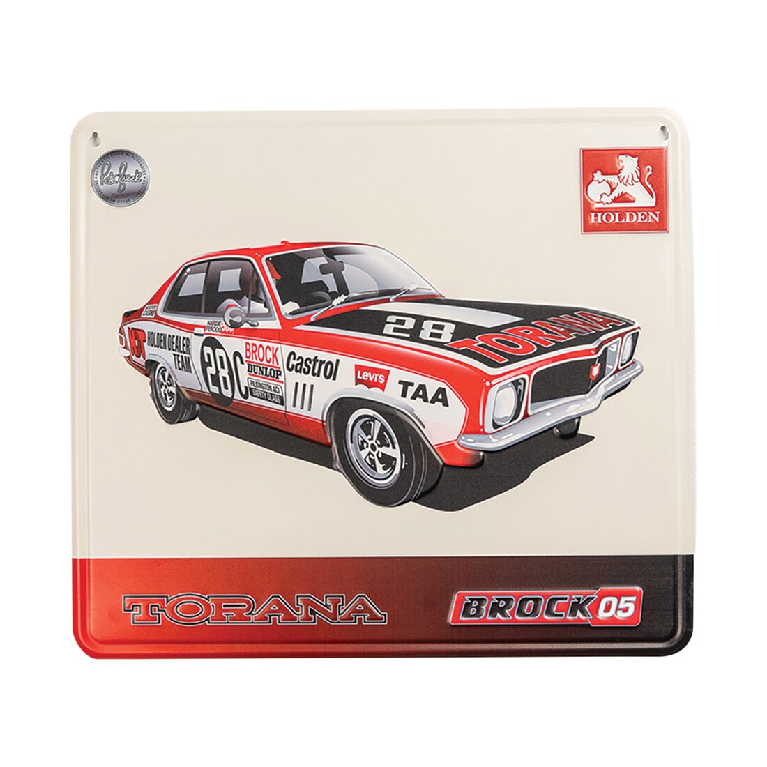 Peter Brock Tin Sign &ndash; Torana 28 Tribute, , scaau_hi-res