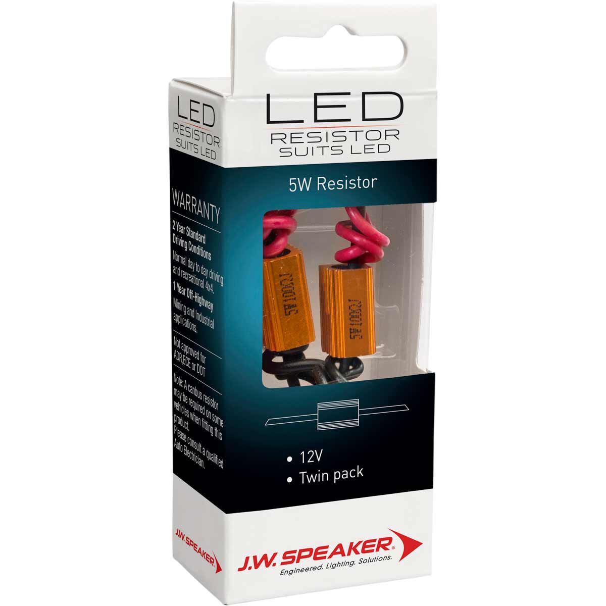J.W. Speaker Load Resistor - LED, 12V, 5W, , scaau_hi-res