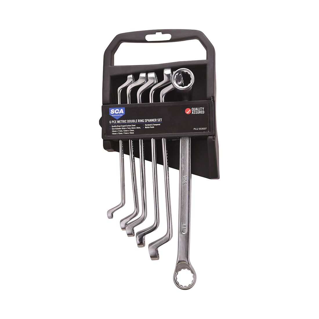 SCA Spanner Set Double Ring End Metric 6 Piece, , scaau_hi-res