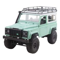 R/C Land Rover Defender Green MN 90 1:12 Scale, , scaau_hi-res