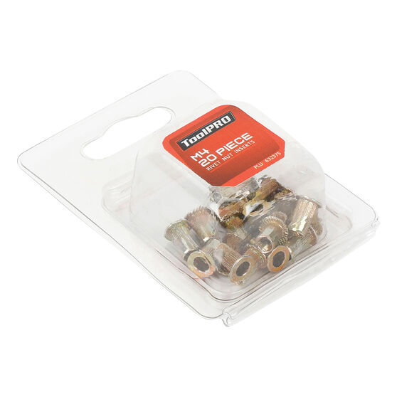 ToolPRO Rivet Nut Inserts M4 20 Piece Supercheap Auto