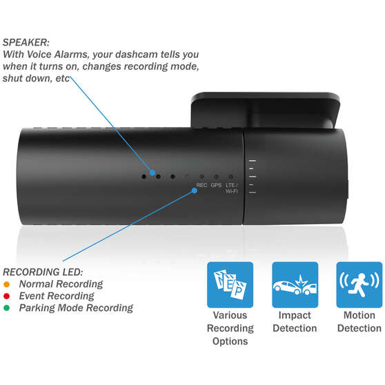 BlackVue Full HD Dash Cam 32GB SD-Card DR590X-1CH, , scaau_hi-res