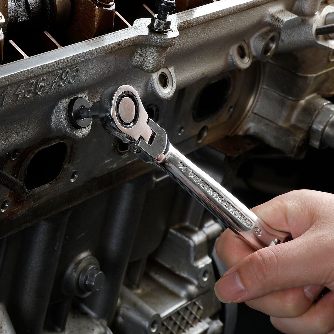 ToolPRO QC Double Flex Ring Ratchet Wrench Set, , scaau_hi-res