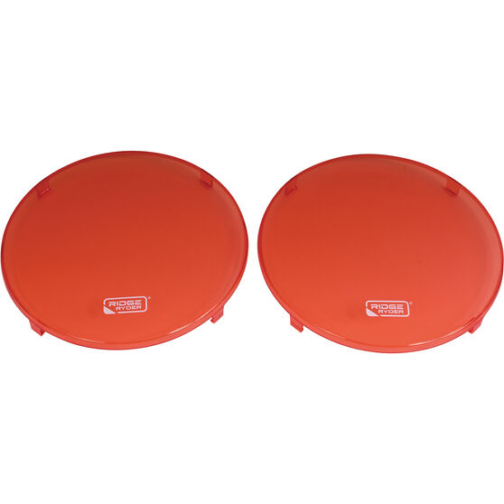 Ridge Ryder Driving Light Red Lens Cover Suits 224mm, , scaau_hi-res