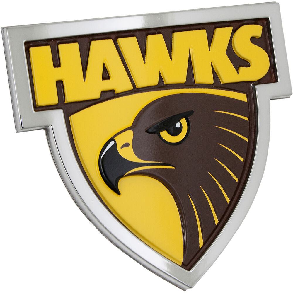 Hawthorn Afl Supporter Logo 3d Chrome Finish Supercheap Auto