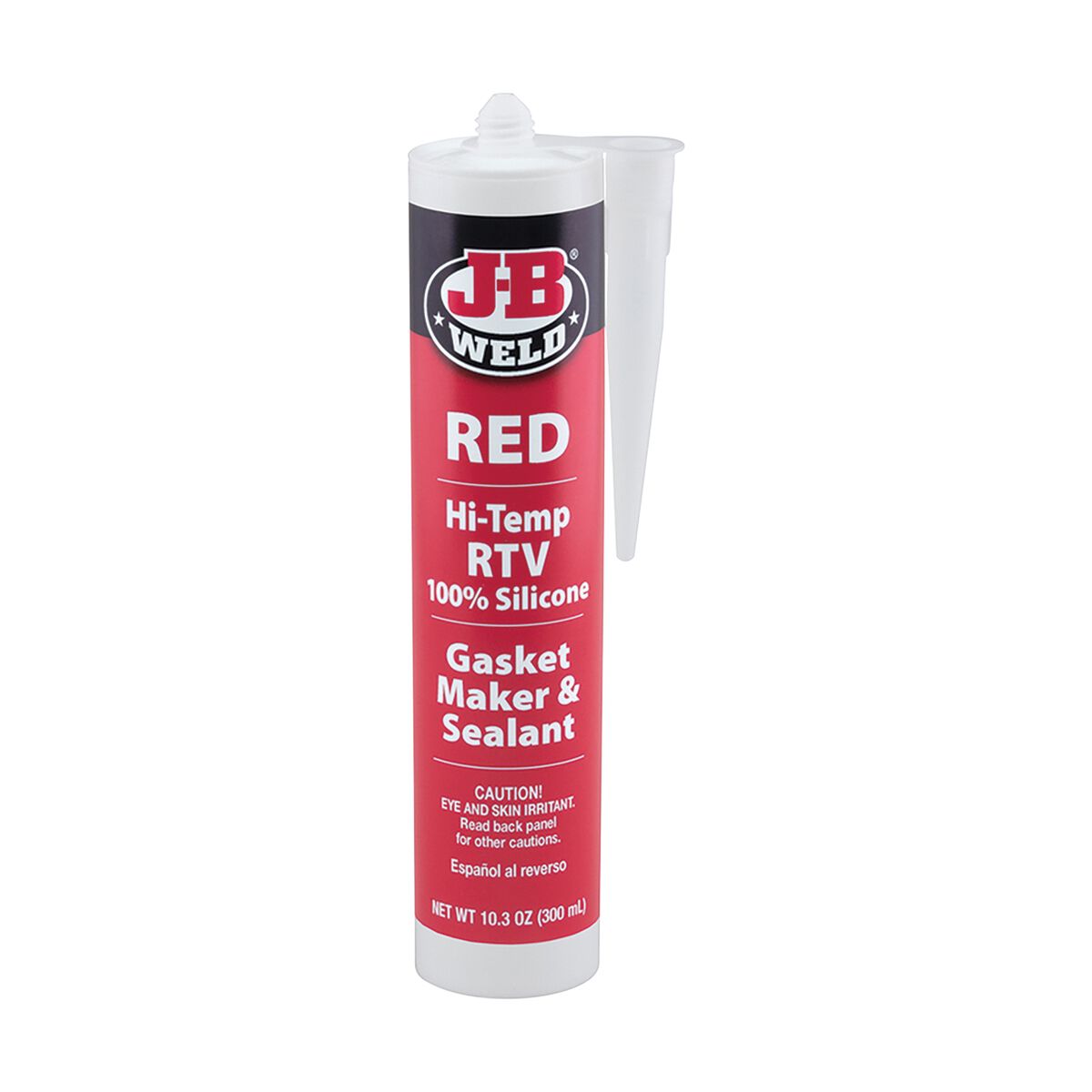 JB Weld Red Hi-Temp RTV Gasket Maker & Sealant 300mL 31914, , scaau_hi-res