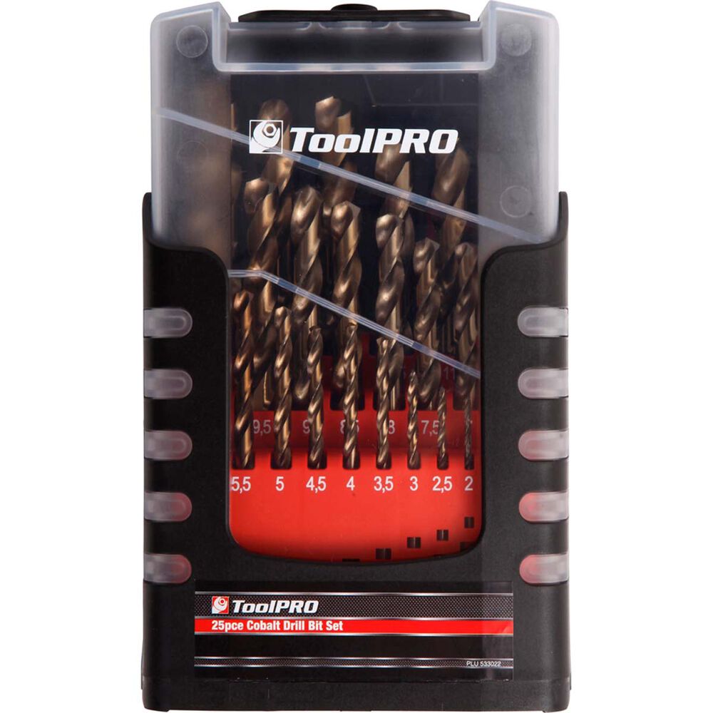 ToolPRO Cobalt Drill Bit Set 25 Piece Supercheap Auto