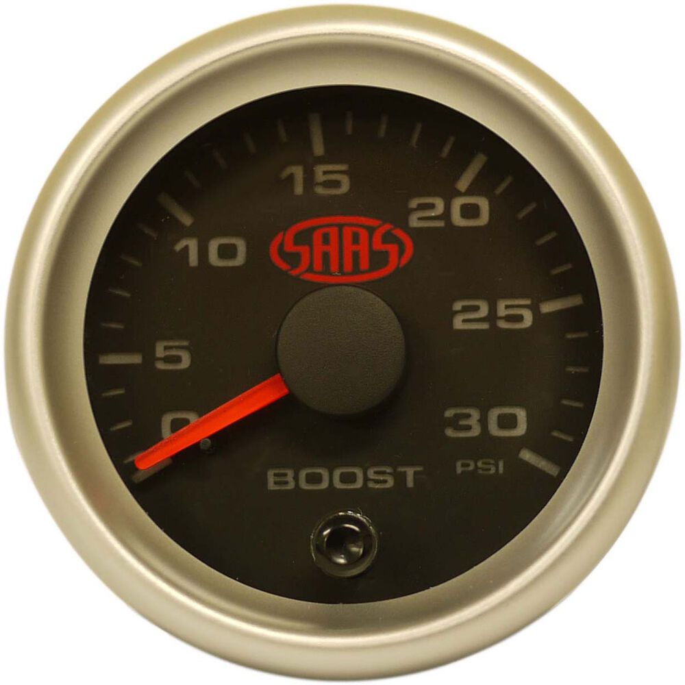 Gauge Black Face, 52mm, Diesel Boost Supercheap Auto