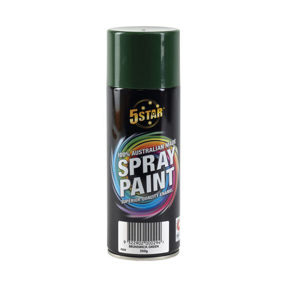 5 Star Enamel Spray Paint Brunswick Green 250g, , scaau_hi-res
