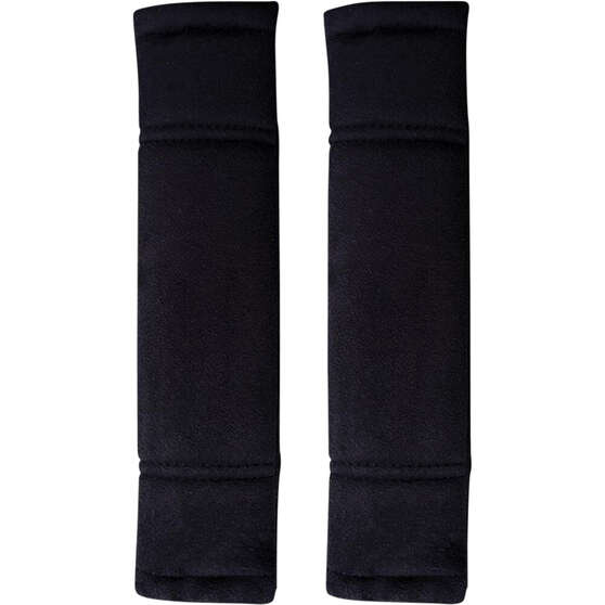 SCA Suede Velour Seat Belt Buddies Black Pair, , scaau_hi-res