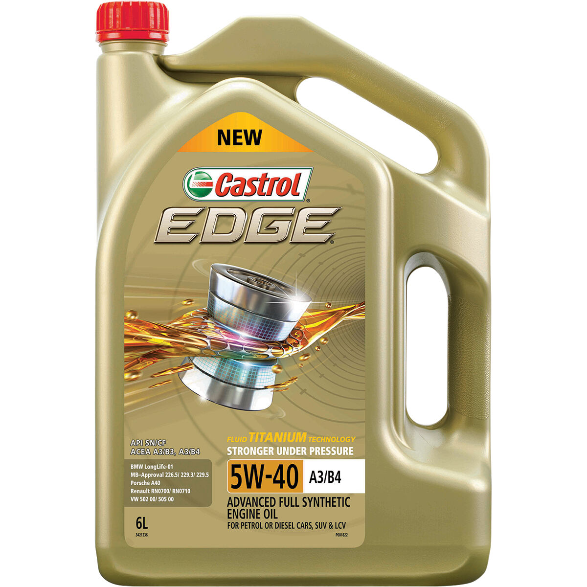 Castrol EDGE Engine Oil 5W-40 6 Litre 