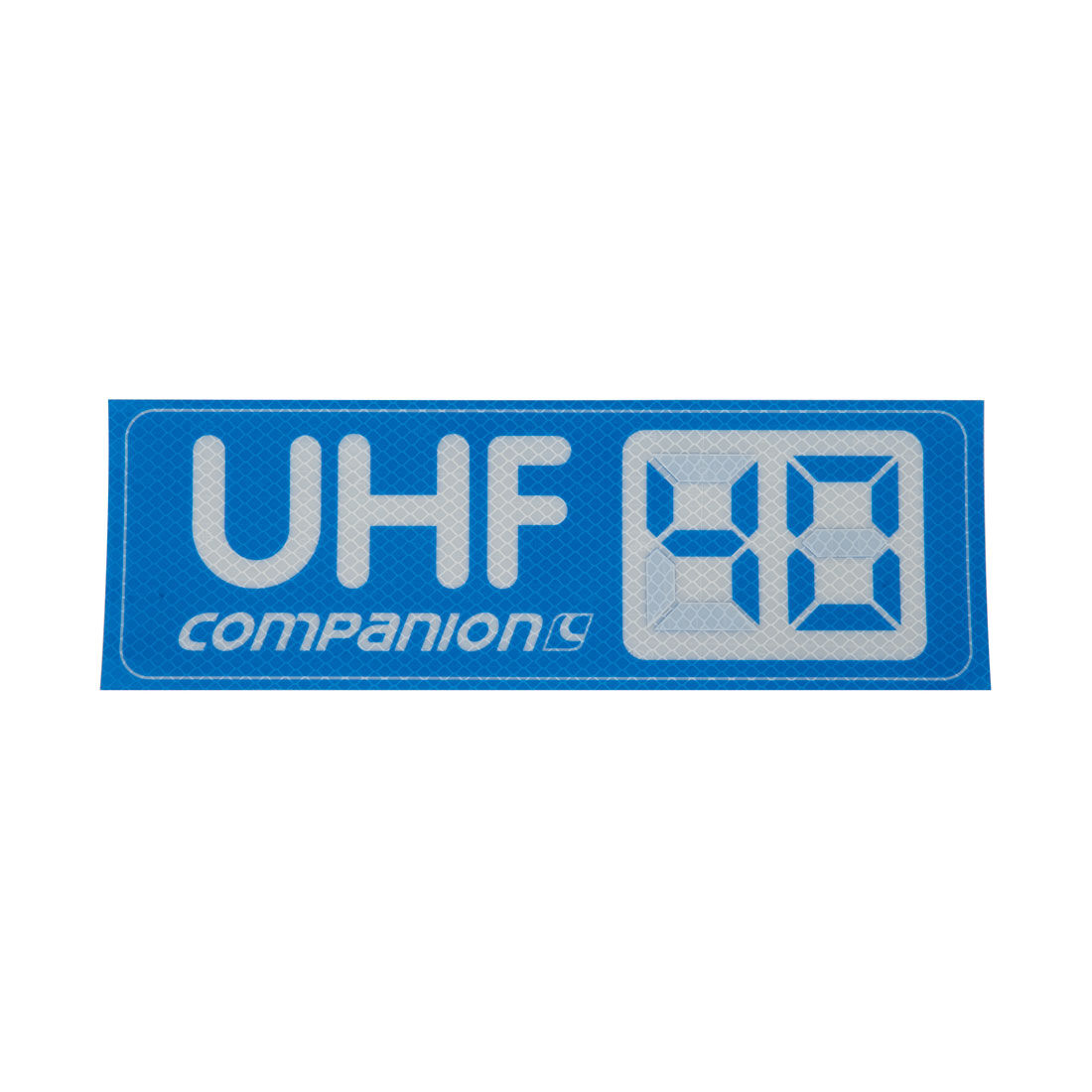 Companion UHF Channel Sticker 300x100mm, , scaau_hi-res