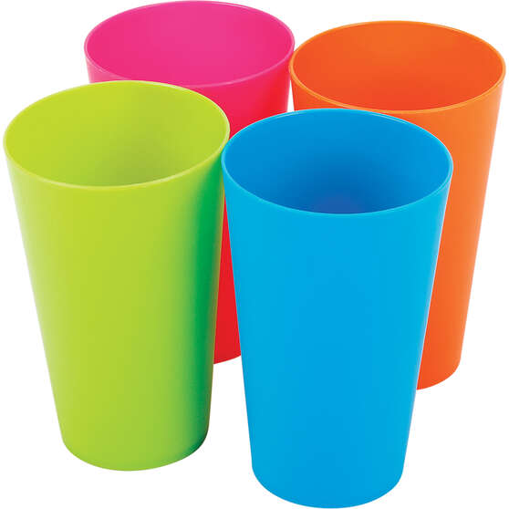 Ridge Ryder Plastic Tumbler 4pk 7cm, , scaau_hi-res
