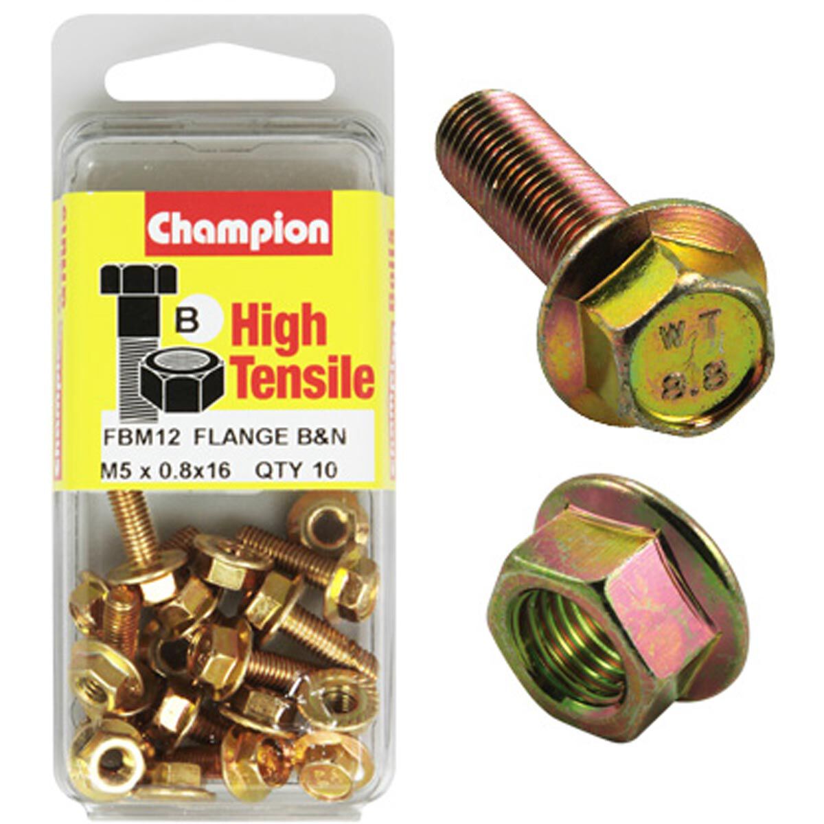 Champion Flange Bolts FBM12 M5x20, , scaau_hi-res