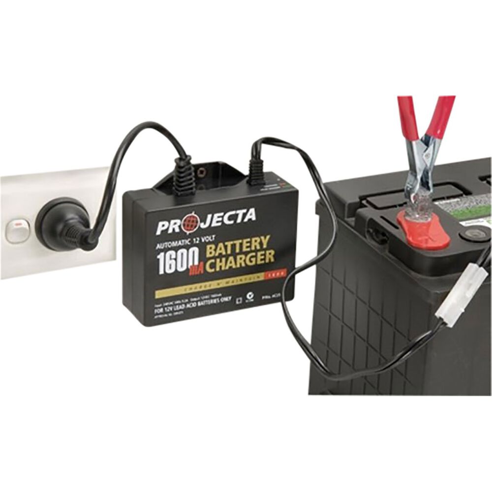Projecta Battery Charger 12V, 1600mA Supercheap Auto
