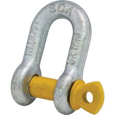 SCA Rated D-Shackle 8mm, 750kg, , scaau_hi-res