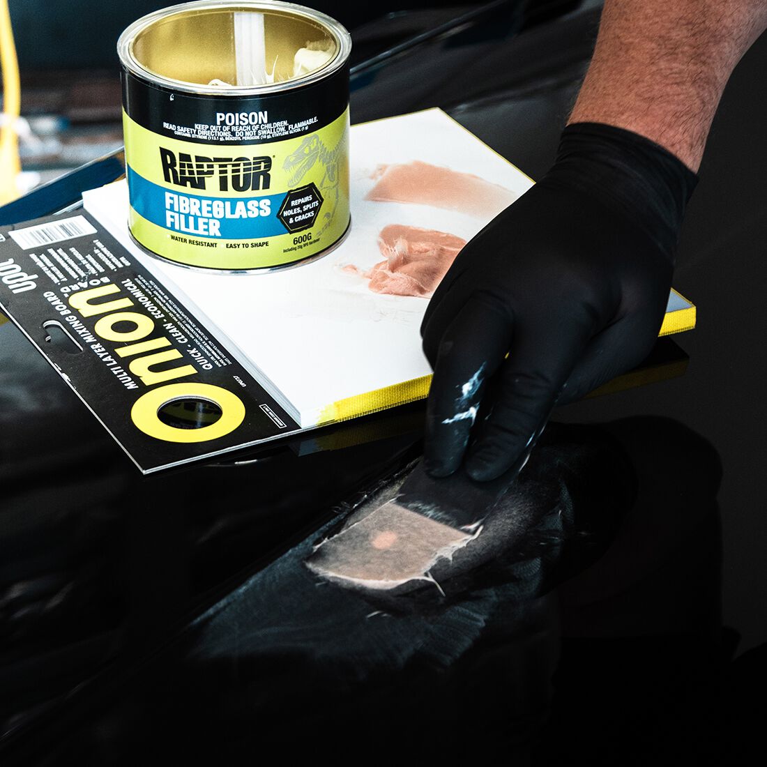 Raptor Fibreglass Filler 600g, , scaau_hi-res