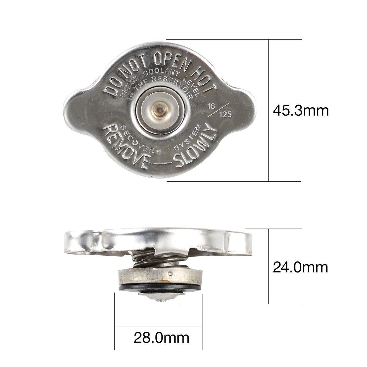 Tridon Radiator Cap CB18125, , scaau_hi-res