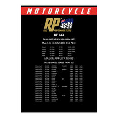 Race Performance Motorcycle Oil Filter RP133, , scaau_hi-res