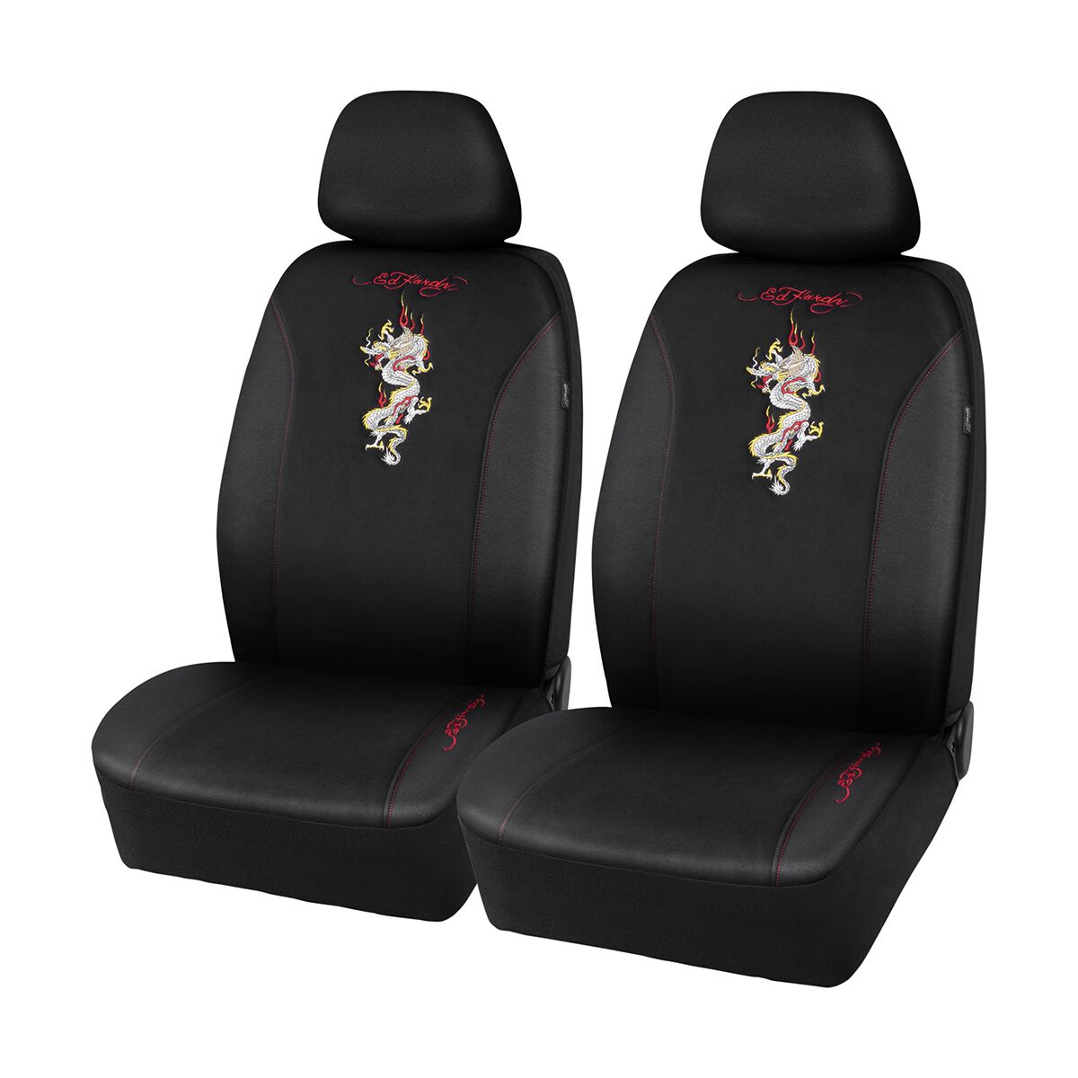 Ed Hardy Dragon Seat Cover - Velvet/Twill 30SAB, , scaau_hi-res
