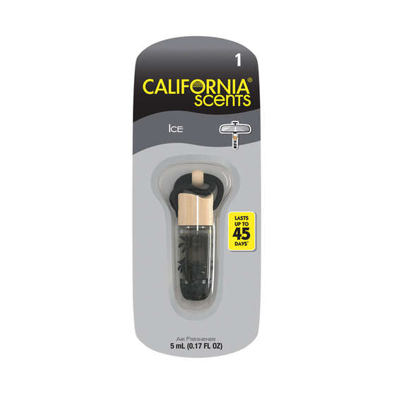 California Scents Hanging Vial Ice Car Air Freshener - 1PK, , scaau_hi-res