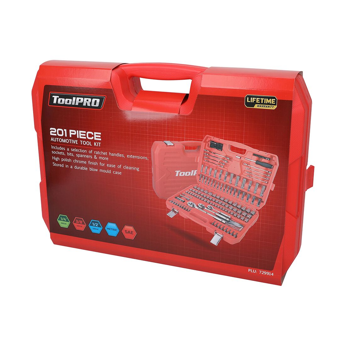 ToolPRO Automotive Tool Kit 201 Piece, , scaau_hi-res