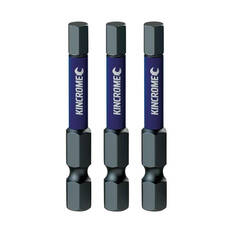 Kincrome Hex 3mm Impact Bit 50mm 3 Pack, , scaau_hi-res