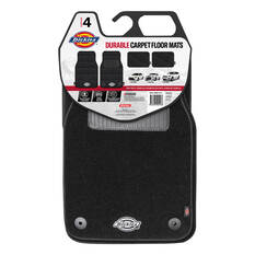 Dickies Carpet OG Logo Car Floor Mats - Set of 4, Black, , scaau_hi-res